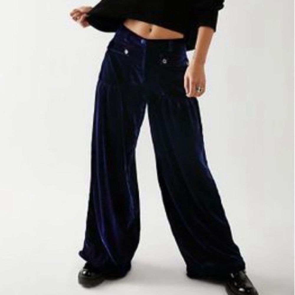 We The Free Lotus Jeans - Velvet Harem Pants - Picture 2 of 5